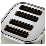 Russell Hobbs Stylevia 4 slice toaster in sage - British product