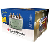 Russell Hobbs Stylevia 4 slice toaster in sage - British product