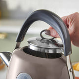 Russell Hobbs Stylevia Mocha Kettle 1.5 litre, imported from the UK