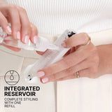 Bellissima steam hair straightener white - British product