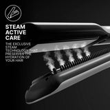 Bellissima steam hair straightener white - British product