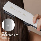 Bellissima steam hair straightener white - British product