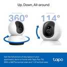 Tapo C220 2K 4MP Pan/Tilt Home Security Camera (British brand)