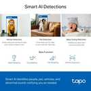 Tapo C220 2K 4MP Pan/Tilt Home Security Camera (British brand)