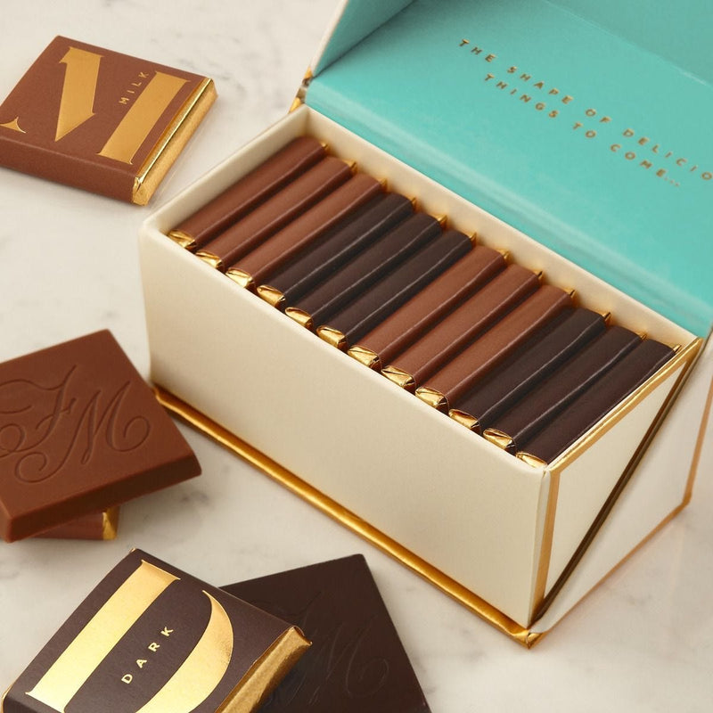 Fortnum's assorted milk and dark chocolate Napolitains 78g (British brand)