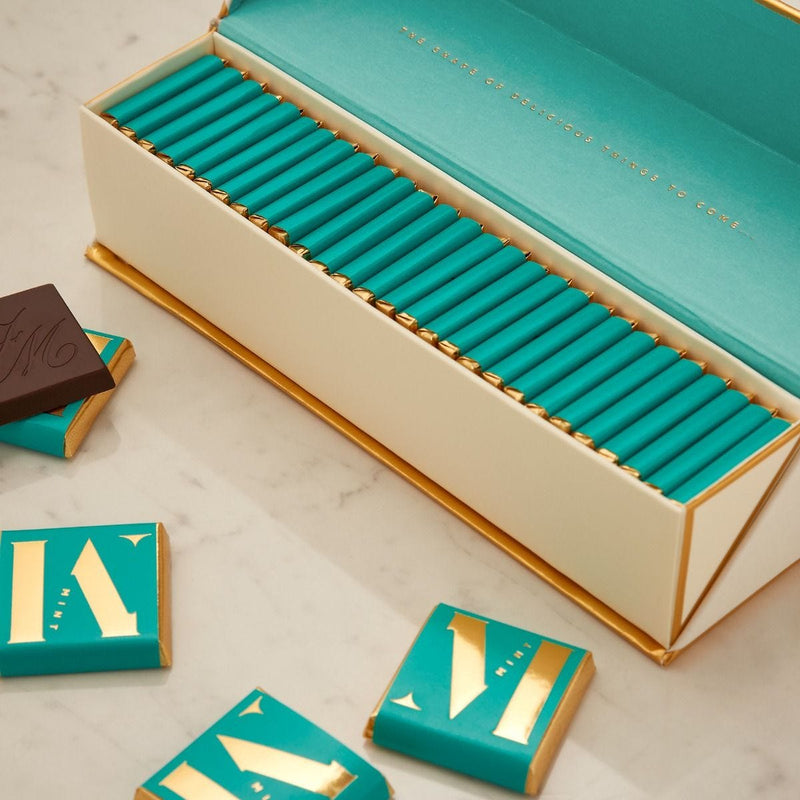 Fortnum's mint Napolitains dark chocolate squares 182g, UK version