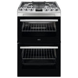 AEG Doppelbackofen Gasherd Edelstahl 55cm - Britisches Produkt