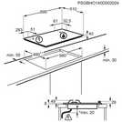 AEG stainless steel gas hob - British product