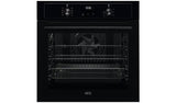 AEG Built-In Single Electric Oven in Black with 72 litre capacity - British product