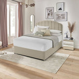 Silentnight Double Divan Bed Base Sandstone (British brand)