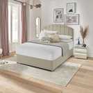 Silentnight Kingsize Divan Bed Base Sandstone (British brand)