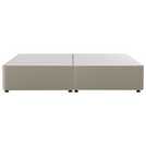 Silentnight Kingsize Divan Bed Base Sandstone (British brand)