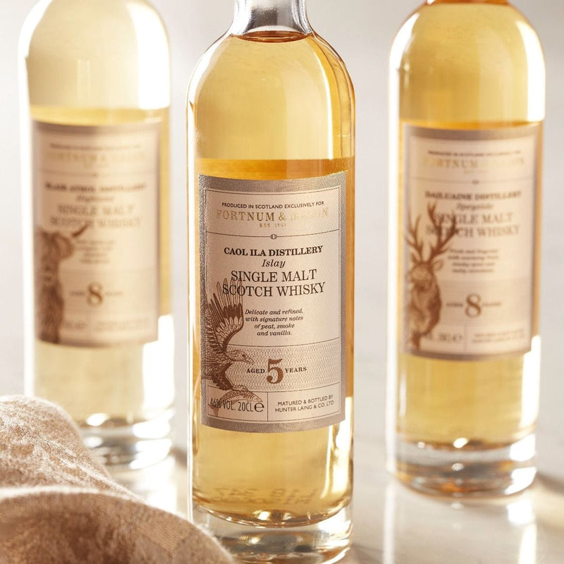 Fortnum's single malt whisky trio 3 x 20cl - British product
