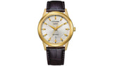 Argos Citizen Men's Eco Drive Brown Leather Strap Watch 40mm- Buy online at McGrocer