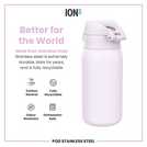 Ion8 Lilac Dusk water bottle 400ml, UK version