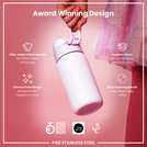 Ion8 Lilac Dusk water bottle 400ml, UK version