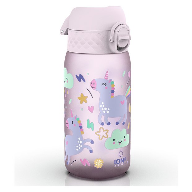 Ion8 Unicorn Purple water bottle 350ml, UK version