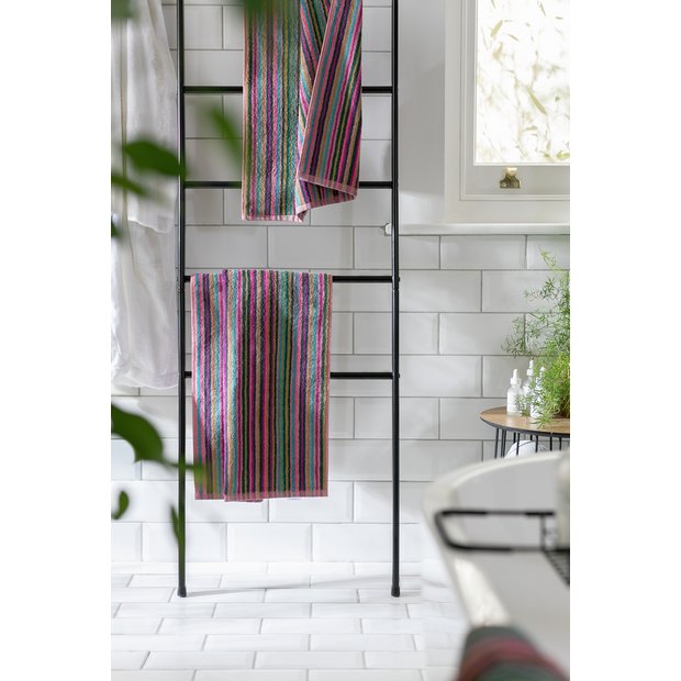Habitat cotton skinny bright stripe face cloth 2 pack, UK version