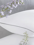 Appletree white plain dye duvet cover and pillowcase set - British product