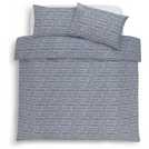 Habitat Stockholm Stripe Blue & White bedding set for double bed, UK version