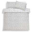 Argos Home Shadow Butterflies grey duvet cover set Double - British product