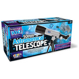 Science Mad 50mm telescope with tripod - British product