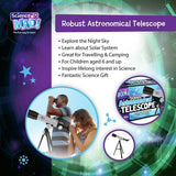 Science Mad 50mm telescope with tripod - British product