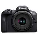 Canon EOS R100 mirrorless camera with RF 18-45mm lens, 486g - British product