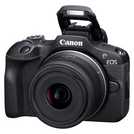Canon EOS R100 mirrorless camera with RF 18-45mm lens, 486g - British product
