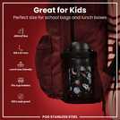 Ion8 Space Black water bottle 400ml, UK version
