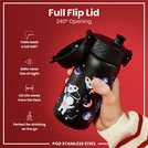 Ion8 Space Black water bottle 400ml, UK version
