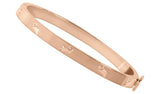 Argos Radley 18ct Rose Gold Plated Jumping Dog Bangle- Buy online at McGrocer