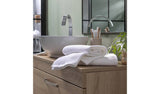 Argos Habitat Cotton 2 Pack Hand Towel White L90 x W50cm- Buy online at McGrocer