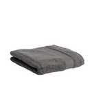 Habitat Anti-Bac hand towel grey 90cm by 50cm, UK version