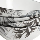 Habitat fine china dinner set grey floral 12 piece - British product