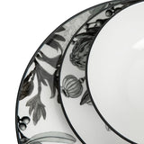 Habitat fine china dinner set grey floral 12 piece - British product