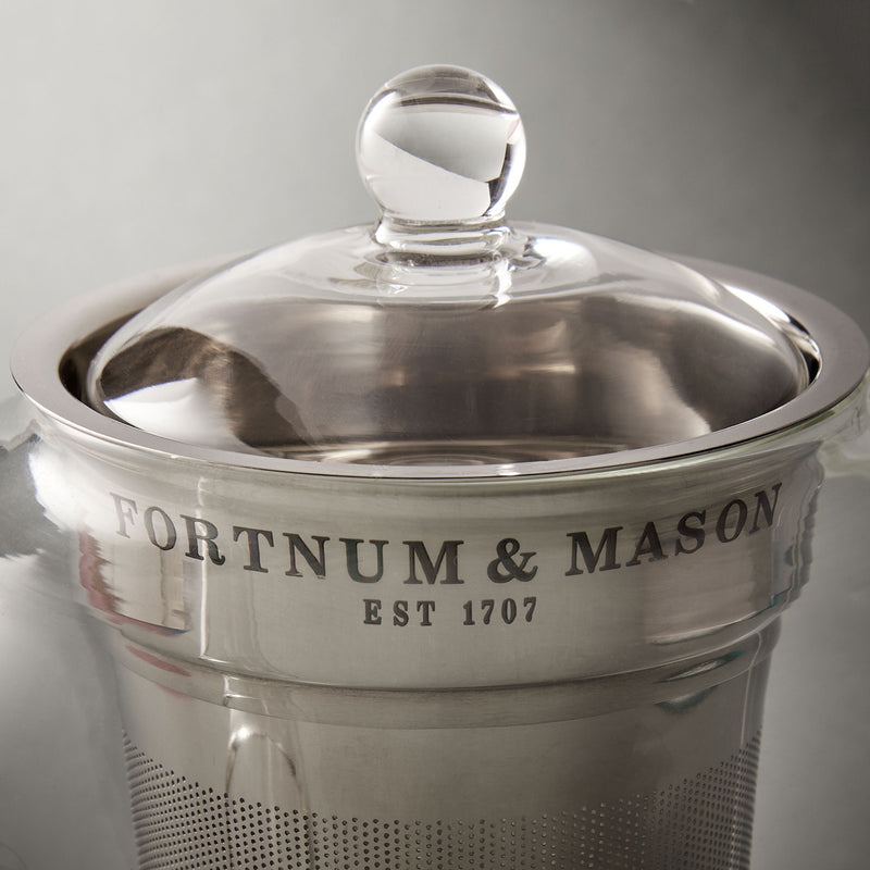 Fortnum's Classic glass teapot 6 cup - British product