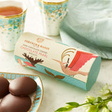 Dark chocolate coated biscuit with chocolate pearls 190g - British product