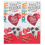 Webbox Dogs Delight with Beef Tasty Sticks Dog Treats 6 Pack Dog Food & Accessories ASDA