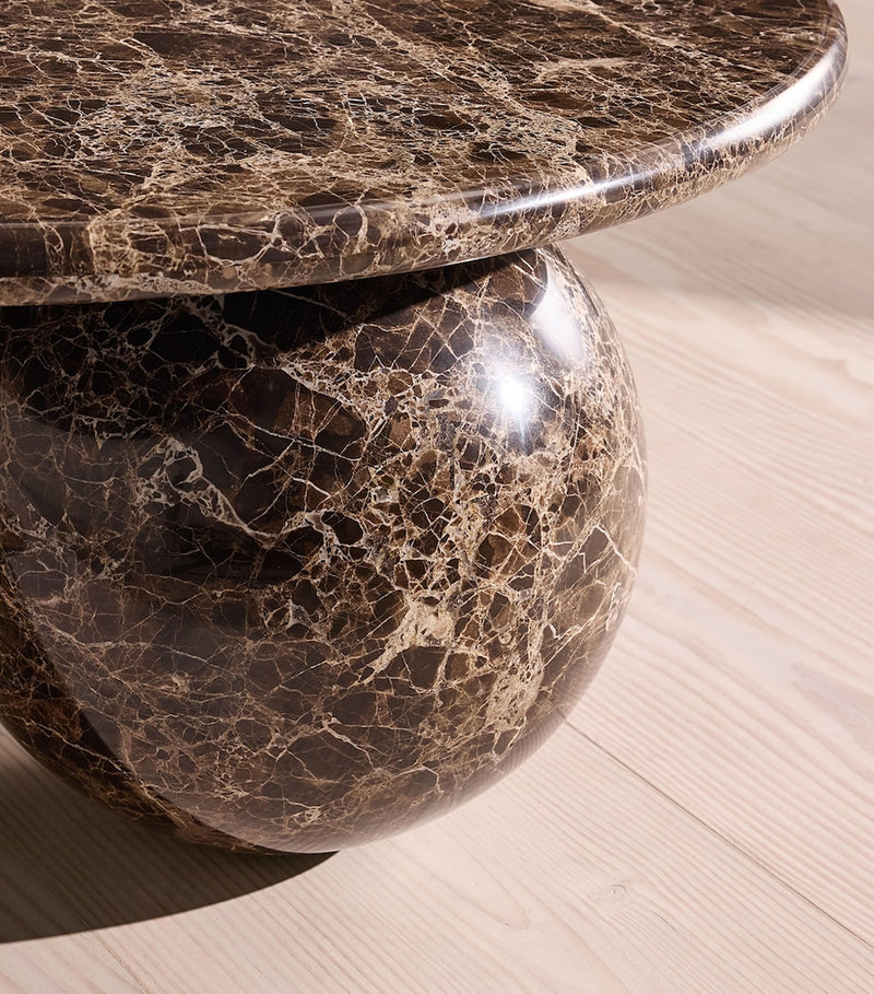 Soho Home Oxley coffee table in Dark Emperador marble - British product