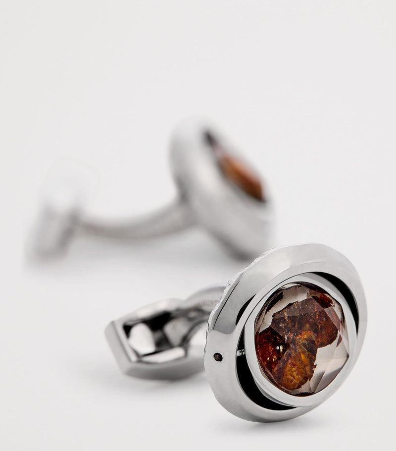 Tateossian meteorite cufflinks - British product