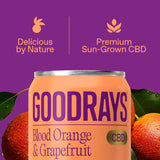 Goodrays CBD drink Blood Orange Grapefruit 330ml - British product