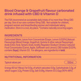 Goodrays CBD drink Blood Orange Grapefruit 330ml - British product
