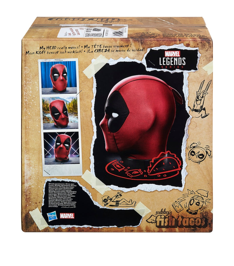 Marvel Deadpool interactive head collectible, imported from the UK