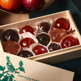 Glacé fruit selection in wooden box 400g - British product