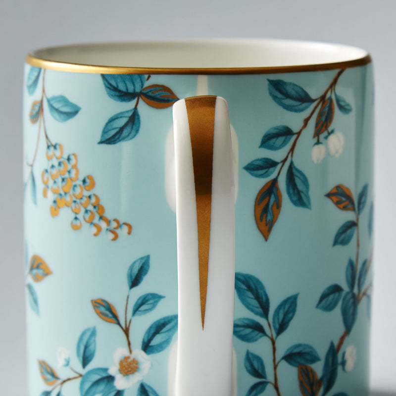 Fortnum's Camellia bone china mug 300ml, imported from the UK