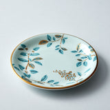 Fortnum's Camellia coaster with gold gilding, 12.6cm square - British product