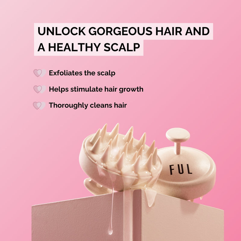 FUL scalp massager shampoo brush (British brand)
