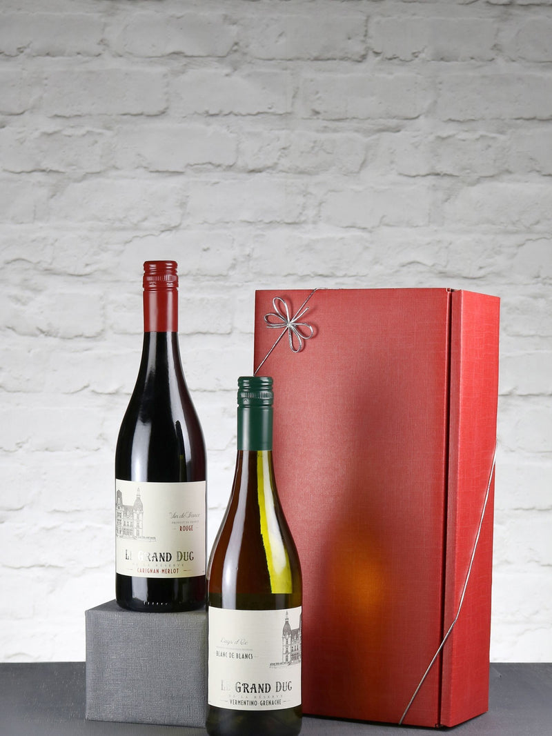 Le Bon Vin French wine gift set 2x750ml, UK version