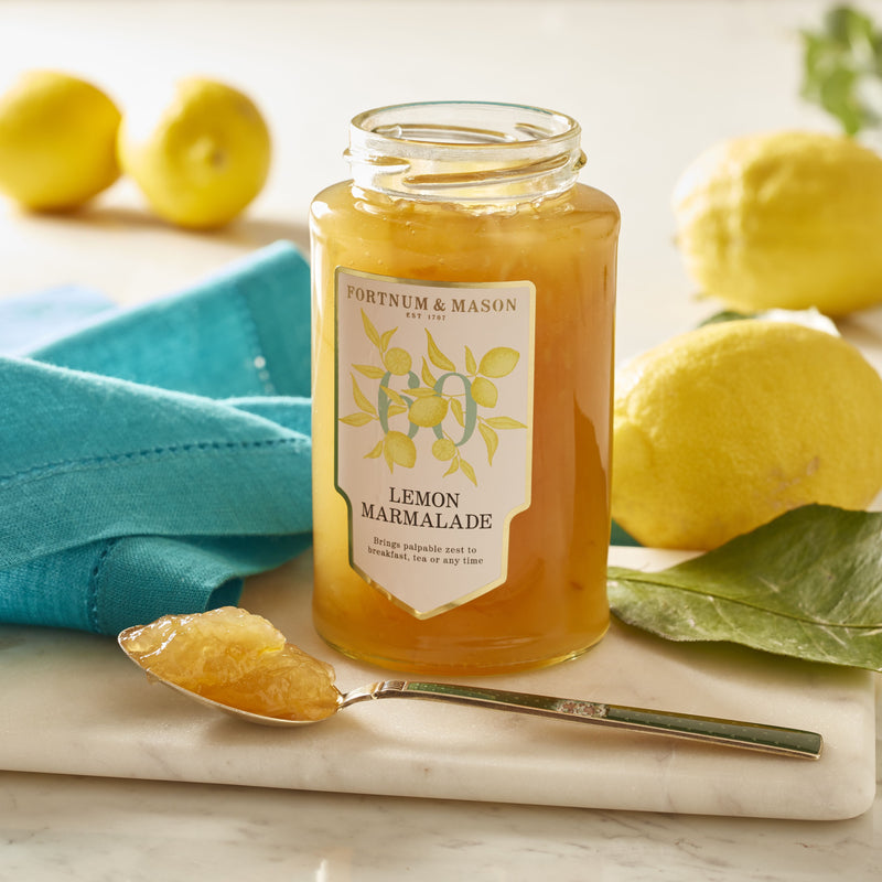 Fortnum & Mason lemon marmalade 340g jar, UK version